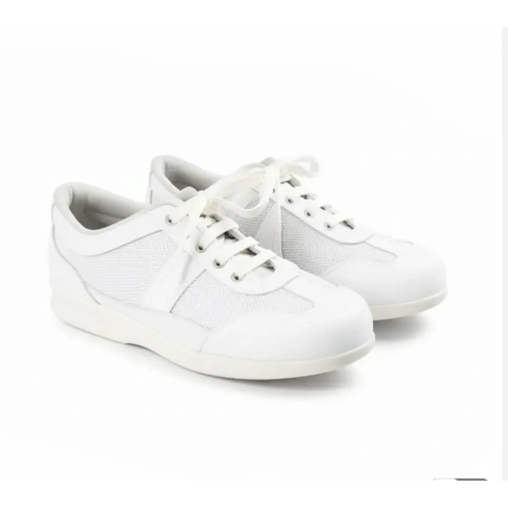 SAS FT Mesh Walking Shoe Sneakers Women 8.5M White Everyday Comfort Made In USA
